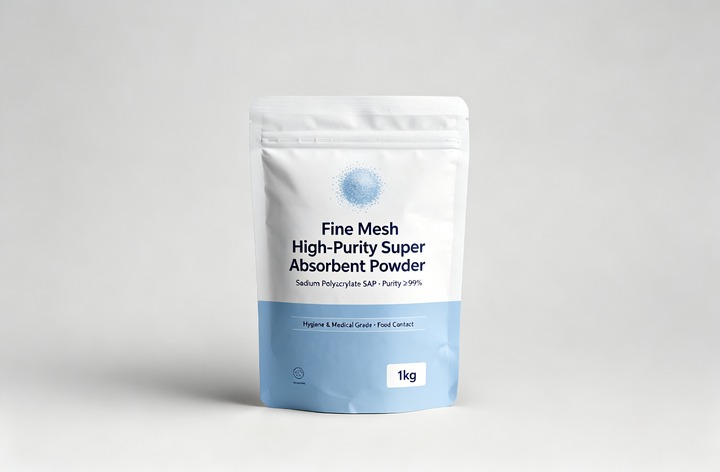 Fine Mesh High-Purity Super Absorbent Powder