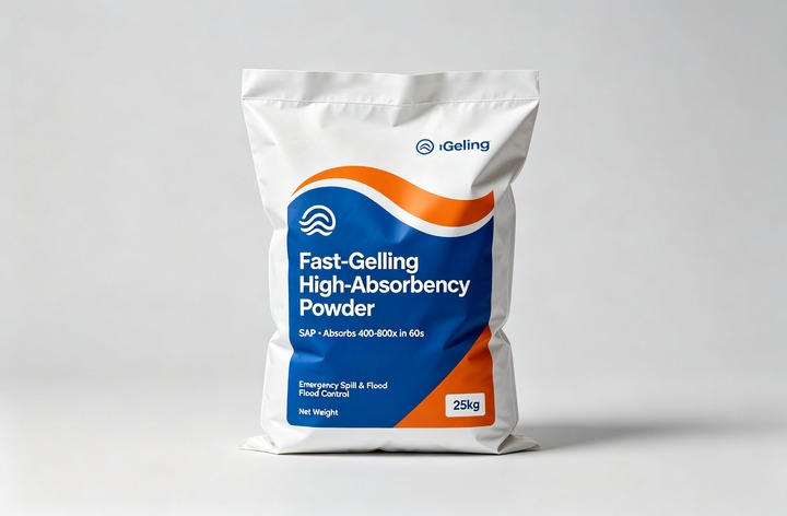 Fast-Gelling High-Absorbency Super Absorbent Powder